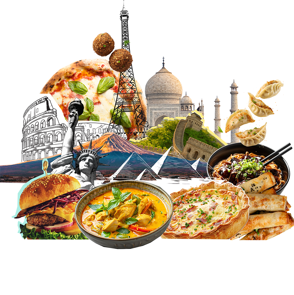 Keyvisual zu Kulinarische Vielfalt weltweit entdecken