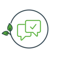 Icon Kriterium Kommunikation Nachhaltigkeitssiegel apetito catering 