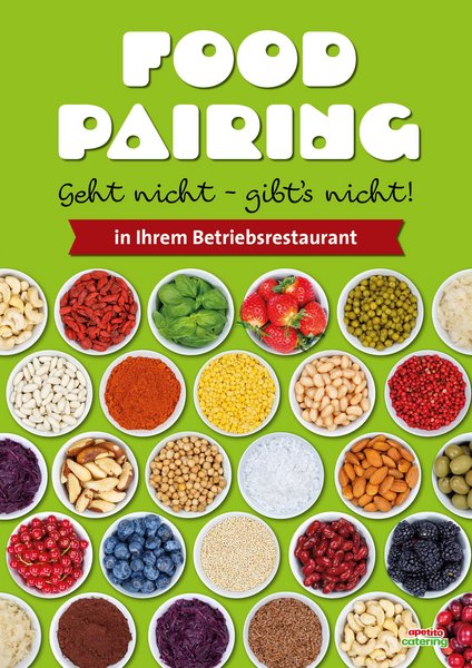 Poster Zusatzaktion 2023 Food Pairing von apetito catering