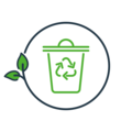 Icon Kriterium Abfallvermeidung Nachhaltigkeitssiegel apetito catering 