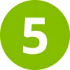 Icon mit der Zahl 5