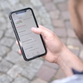 Bestellungen mit EASY ORDER von apetito catering einfach ordern am Smartphone 